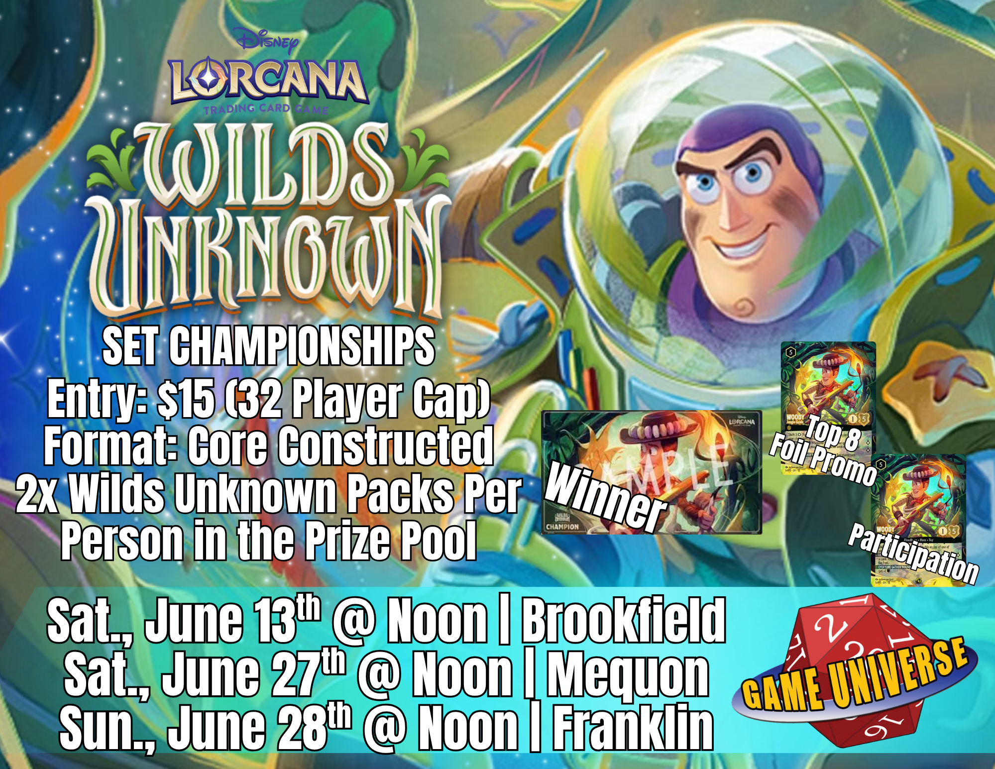 Disney Lorcana: Wilds Unknown Set Championships — Game Universe